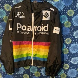 Unisex Polaroid Windbreaker Jacket Size large